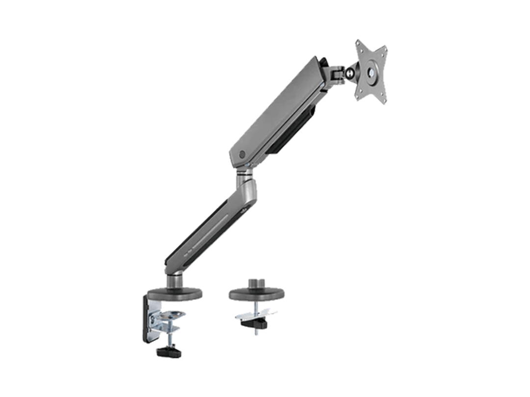Twisted Minds TM-54-C06-G Single Monitor Arm With USB RGB - Grey in Qatar Twisted Minds TM-54-C06-G Single Monitor Arm With USB RGB - Grey in Qatar